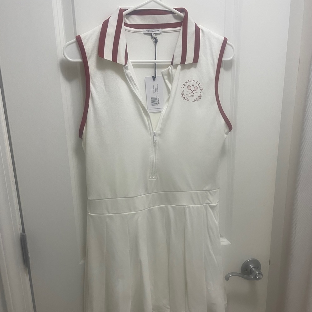 White Tennis Dress, super cute but never worn.